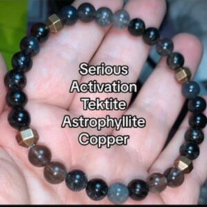 3rd eye activator Tektite bracelet